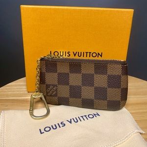 Louis Vuitton Key Pouch Damier Ebene